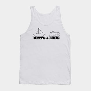 Boats and Logs Tank Top